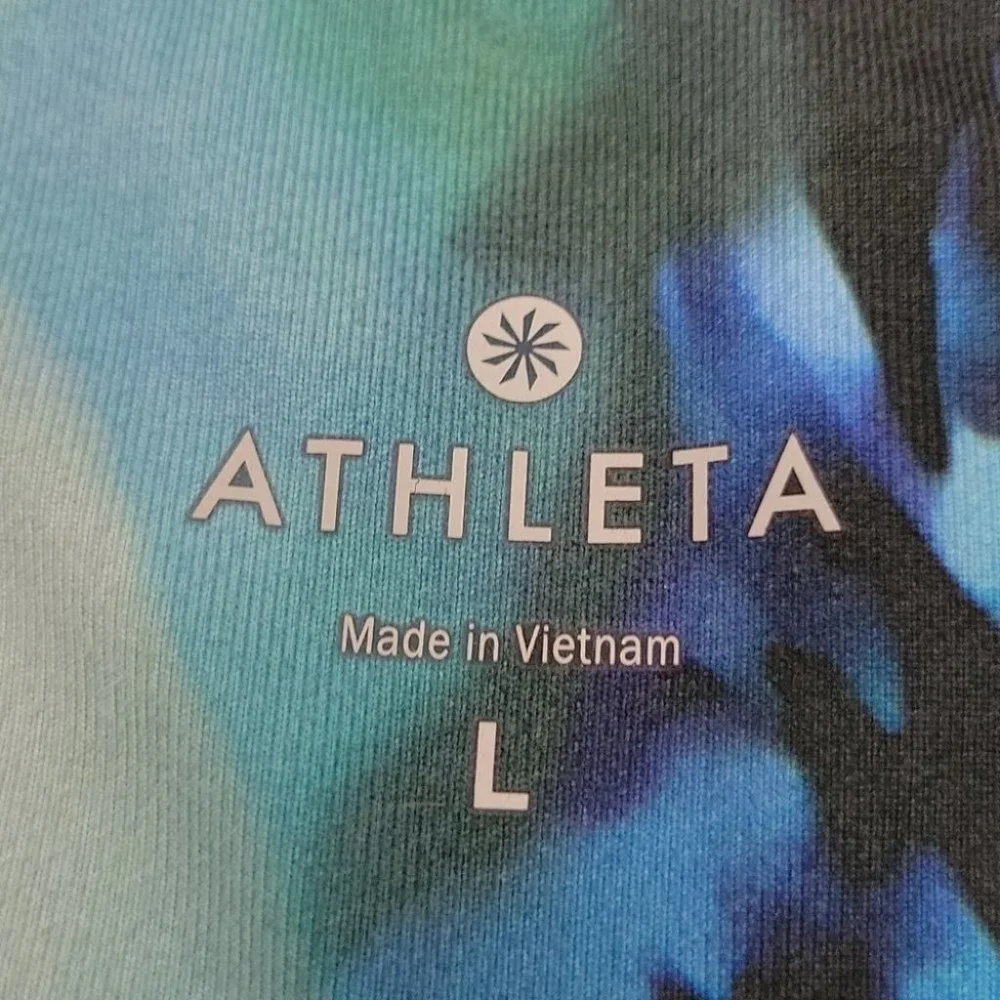Athleta Chaturanga Bloom Crop Leggings Size Large